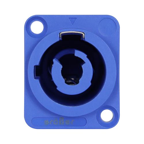 JACK AC CHASIS POWERCON 20A AZUL (IN)