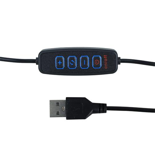 LUPA CON LAMPARA LED DE MESA BRAZO EXTENSIBLE