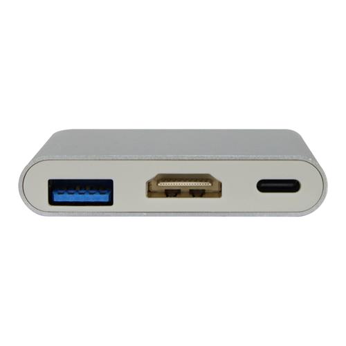 CONCENTRADOR HUB TIPO-C C/ USB 3.0/JACK TIPO-C/HDMI