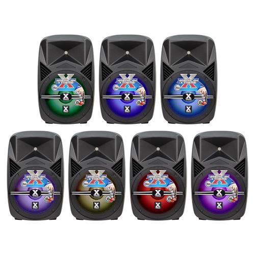 CAJA AMPLIFICADA 15 PULG. 75.000W C/PED/MIC/LED - DESC