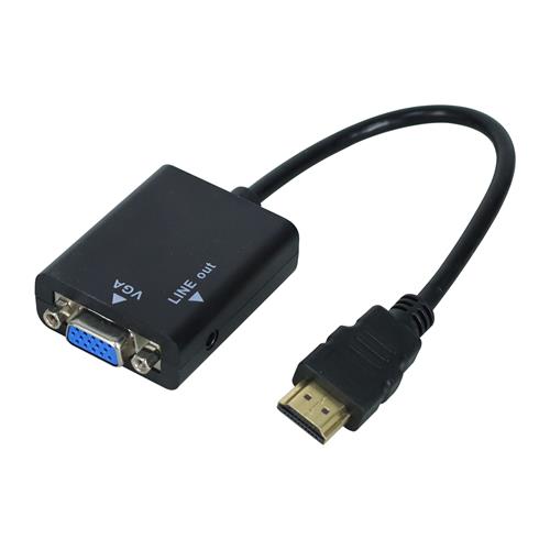 CONVERTIDOR HDMI A VGA/AUDIO C/CABLE - DESC