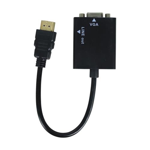 CONVERTIDOR HDMI A VGA/AUDIO C/CABLE - DESC