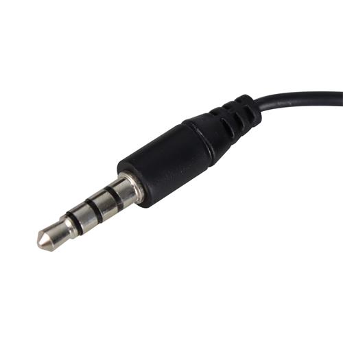 MICROFONO SOLAPA PARA PC/CELULAR PLUG 3.5MM 1.5MT - CLA