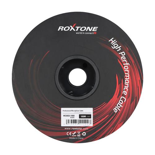 CABLE PARA MICROFONO 6MM ST X METRO NEGRO