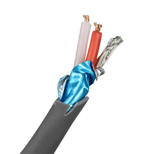 CABLE PARA MICROFONO 3.2MM ST X ROLLO (300MT) GRIS = MC032L3000