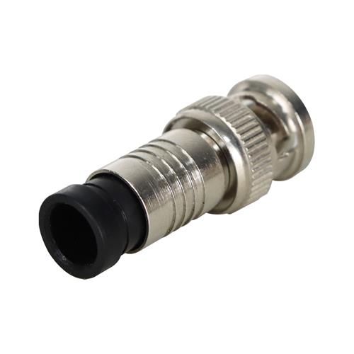 CONECTOR COAXIAL BNC X RG-6 TIPO PRESION NEGRO