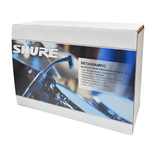 MICROFONO SHURE PARA BATERIA BETA98AMP/C - CLA