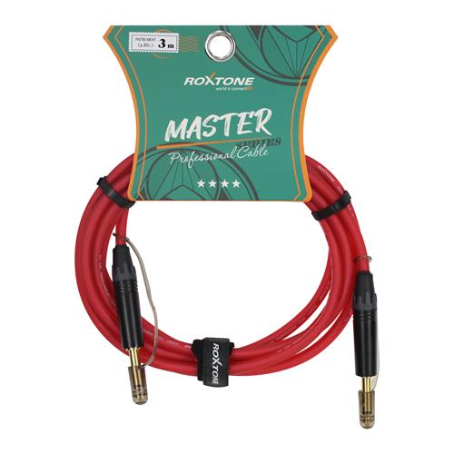 CABLE PARA INSTRUMENTO 1 PLUG 6.3MN X LADO TRANSP. ROJO 3MT = MGJJ110L0030-TRD