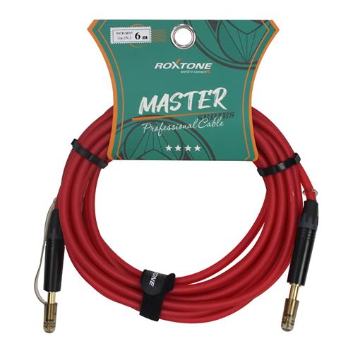 CABLE PARA INSTRUMENTO 1 PLUG 6.3MN X LADO TRANSP. ROJO 6MT = MGJJ110L0060-TRD