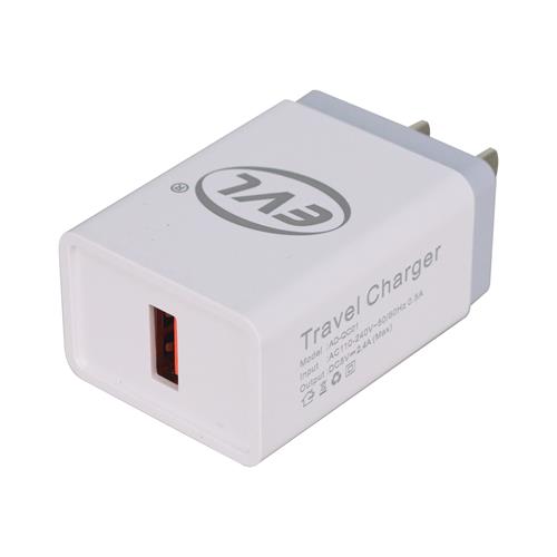 ADAPTADOR DE CORRIENTE FIJO 5V-2.4A C/CABLE USB X TIPO C