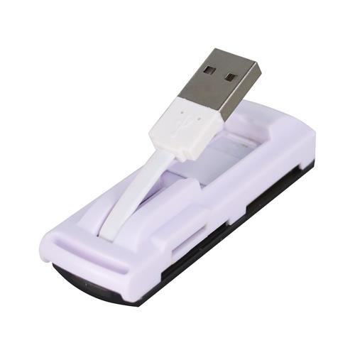 LECTOR USB PARA MEMORIAS UNIVERSAL NEGRO