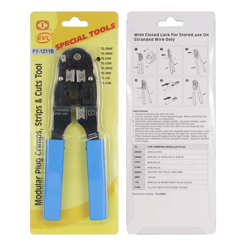 PINZA-PONCHADORA PARA PLUG RJ-45