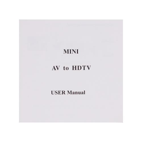CONVERTIDOR DE AUDIO/VIDEO A HDMI