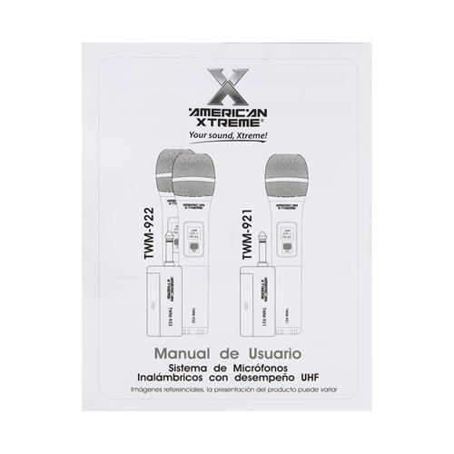 MICROFONO INALAMBRICO UHF PERFORMANCE RECARGABLE