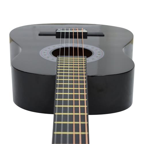 GUITARRA CLASICA 34 PULG. NEGRO SUNB. PACK