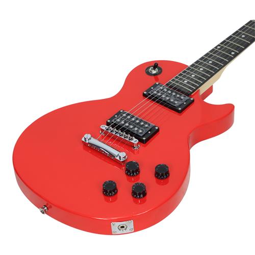 COMBO GUITARRA ELECTRICA TIPO LES PAUL ROJO