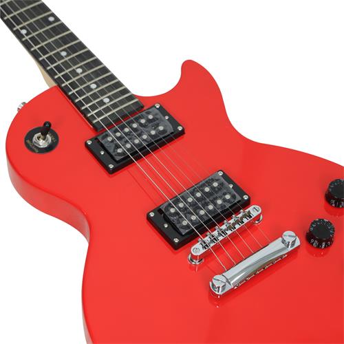 COMBO GUITARRA ELECTRICA TIPO LES PAUL ROJO