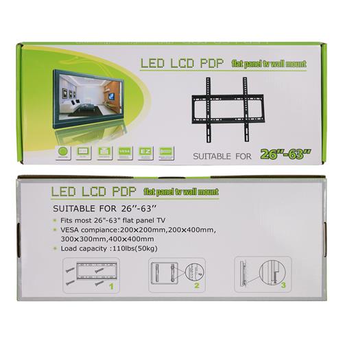 SOPORTE PARA TV 26-63/77 LBS/FIJO 0° - CLA