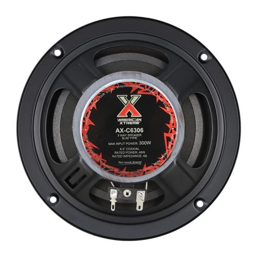 PARLANTE 6.5 PULG. 4 OHM-300W P/CARRO PLANO