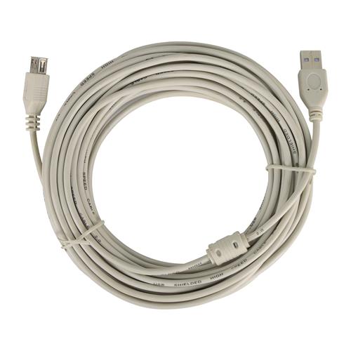 CABLE USB HEMBRA X USB MACHO 10MT BLANCO