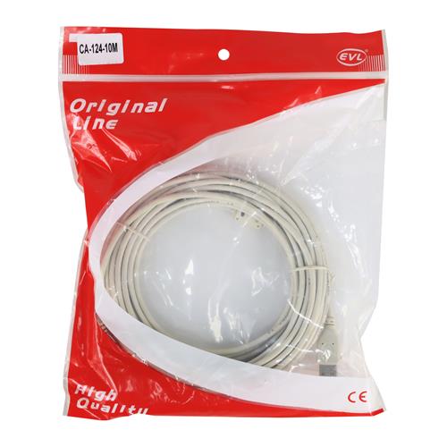 CABLE USB HEMBRA X USB MACHO 10MT BLANCO