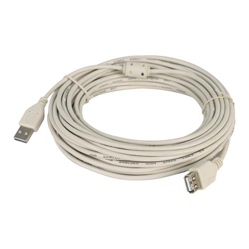 CABLE USB HEMBRA X USB MACHO 10MT BLANCO
