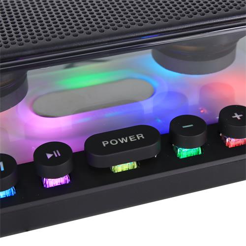 PARLANTE MP3 PORTATIL CON TECLAS/LED/BLT/USB/TF/AUX