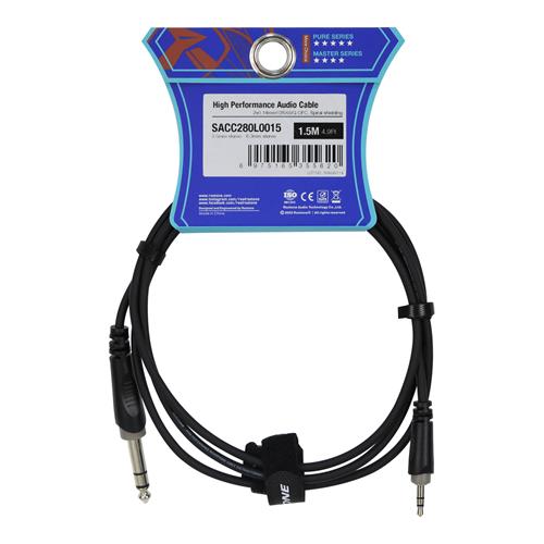 CABLE AUDIO 1 PLUG 3.5 ST X 1 PLUG 6.3 ST 1.5MT (REEMPLAZA A RACC280L15)