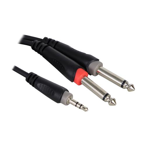 CABLE AUDIO 1 PLUG 3.5 ST X 2 PLUG 6.3 MN 6MT (REEMPLAZA A RAYC130L6)