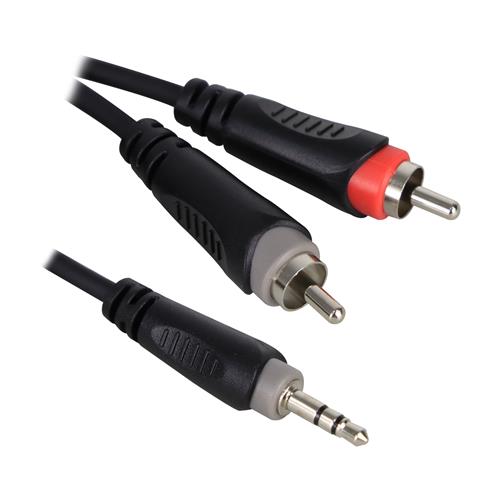 CABLE DISCMAN 2 PLUG RCA X 1 PLUG 3.5 ST 2MT (REEMPLAZA A RAYC150L2)
