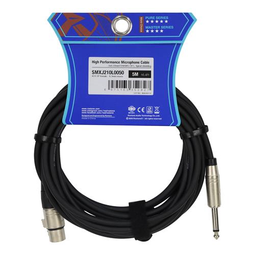 CABLE PARA MICROFONO 1 PLUG 6.3 MN X 1 JACK CANON 5MT (REEMPLAZA A SMXJ210L5)