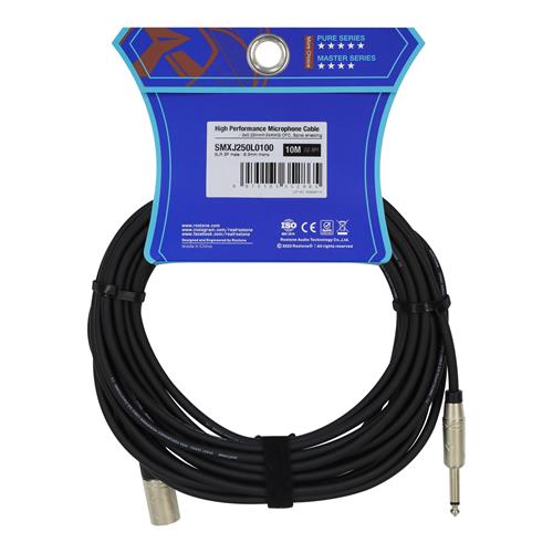 CABLE PARA MICROFONO 1 PLUG 6.3 MN X 1 PLUG CANON 10MT (REEMPLAZA A SMXJ250L10)