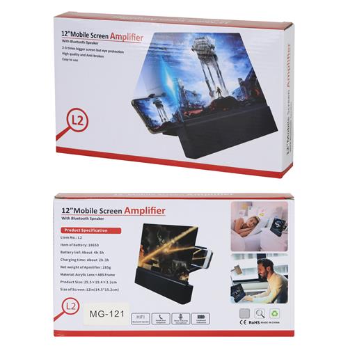PANTALLA TIPO LUPA PARA CELULAR/TABLET CON ALTAVOZ