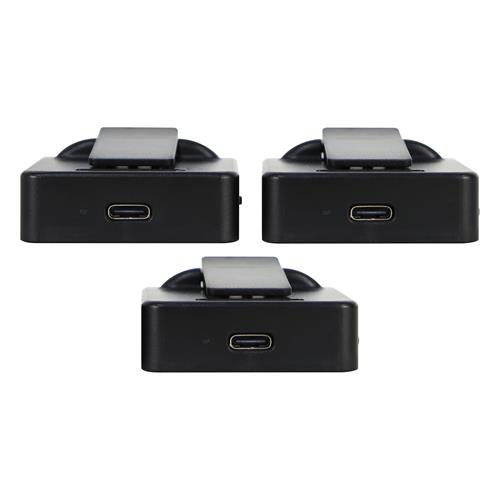 SISTEMA INALAMBRICO UHF CON MICROFONO CORBATA DOBLE