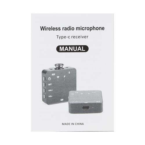 SISTEMA INALAMBRICO UHF CON MICROFONO CORBATA DOBLE