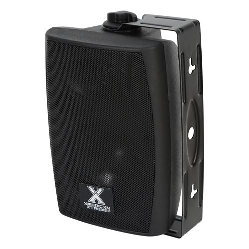CAJA PASIVA 4 100W PARA EXTERIOR CON TRANSFORMADOR NEGRO