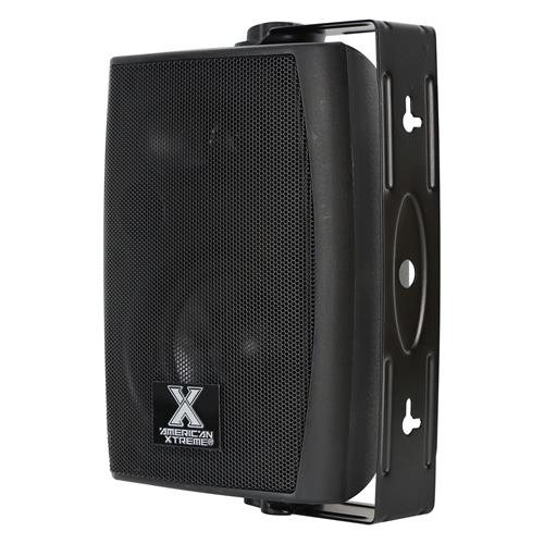 CAJA PASIVA 4 100W PARA EXTERIOR CON TRANSFORMADOR NEGRO