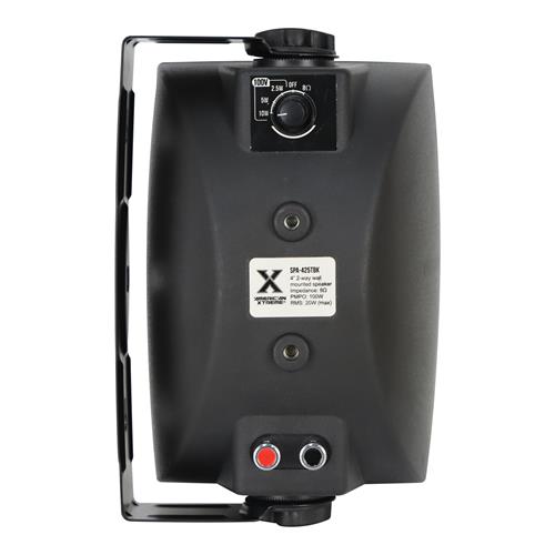 CAJA PASIVA 4 100W PARA EXTERIOR CON TRANSFORMADOR NEGRO