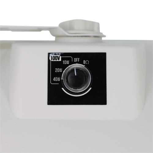 CAJA PASIVA 6.5 150W PARA EXTERIOR CON TRANSFORMADOR BLANCO