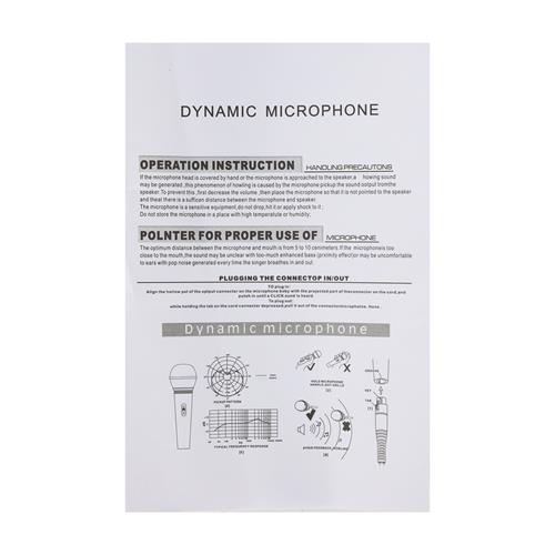 MICROFONO VOCAL PROFESIONAL CON CABLE