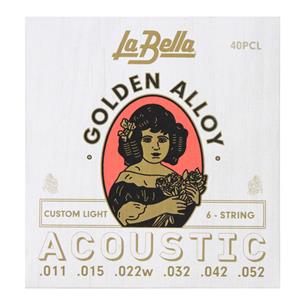 CUERDAS PARA GUITARRA ACUSTICA 11-52 GOLDEN ALLOY CUSTOM LIGHT