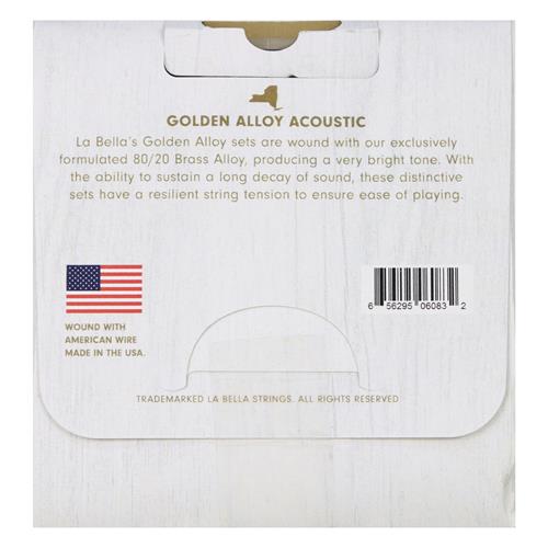CUERDAS PARA GUITARRA ACUSTICA 11-52 GOLDEN ALLOY CUSTOM LIGHT