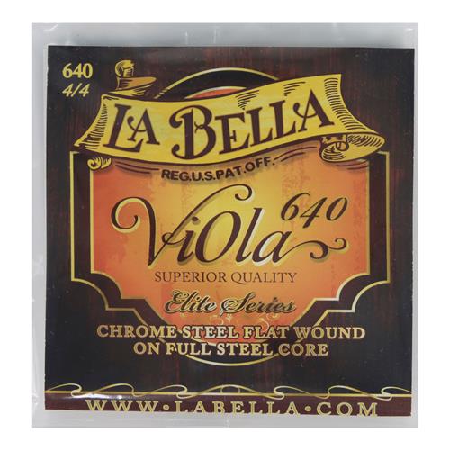 CUERDAS PARA VIOLA CHROME STEEL FLAT WOUND - DESC