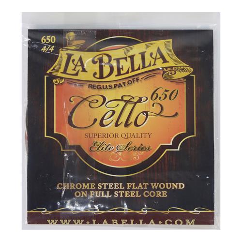 CUERDAS PARA CELLO CHROME STEEL FLAT WOUND - DESC