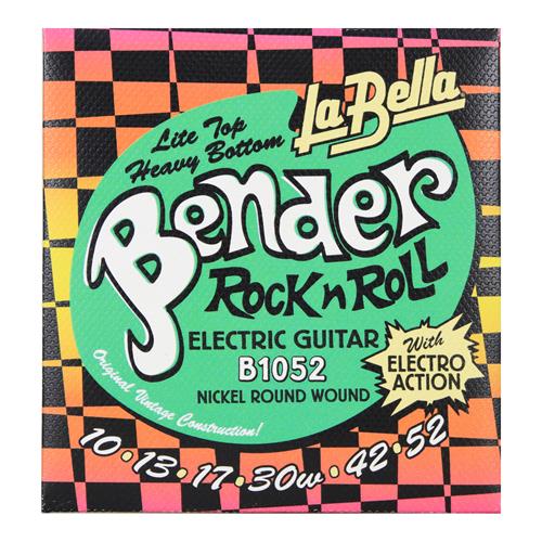 CUERDAS PARA GUITARRA ELECTRICA 10-52 LITE TOP HEAVY BOTTOM BENDER