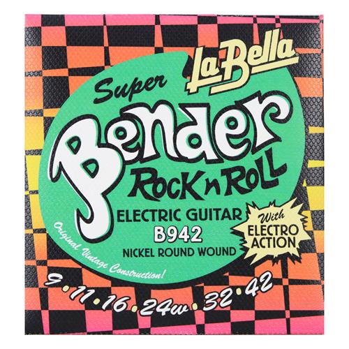 CUERDAS PARA GUITARRA ELECTRICA 9-42 SUPER BENDER