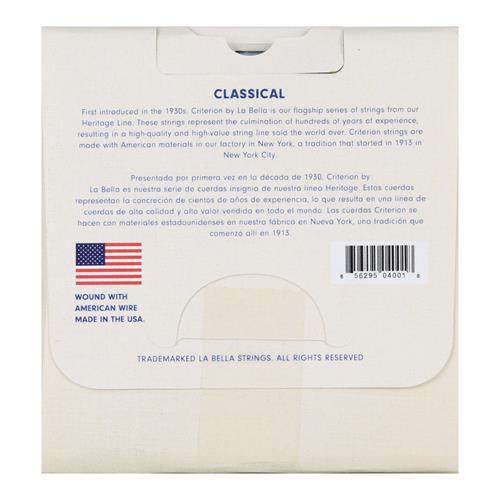 CUERDAS PARA GUITARRA CLASICA CRITERION CLEAR NYLON