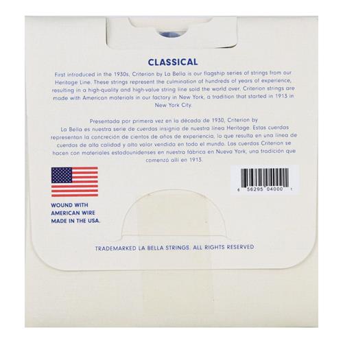 CUERDAS PARA GUITARRA CLASICA CRITERION BLACK NYLON