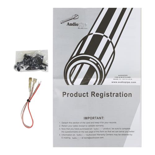 PARLANTE 6½ PULG. PARA CARRO 4 OHM 250W PLANO - DESC