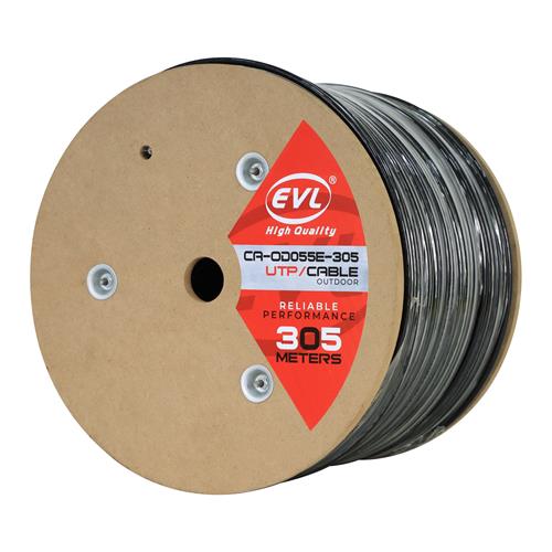 CABLE UTP X ROLLO (305MT) CAT.5E PARA EXTERIORES